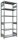 SCHULTE Schwerlastregal MULTIplus 250 12951 silber 100,0 x 50,0 x 250,0 cm