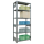SCHULTE Schwerlastregal MULTIplus 250 12951 silber 100,0 x 50,0 x 250,0 cm
