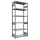 SCHULTE Schwerlastregal MULTIplus 250 12951 silber 100,0 x 50,0 x 250,0 cm