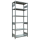 SCHULTE Schwerlastregal MULTIplus 250 12951 silber 100,0 x 50,0 x 250,0 cm