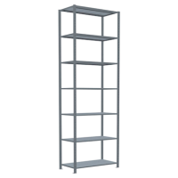 SCHULTE Schwerlastregal MULTIplus 150 12752 silber 100,0 x 50,0 x 300,0 cm