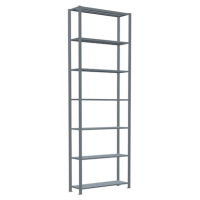 SCHULTE Schwerlastregal MULTIplus 150 12732 silber 100,0 x 30,0 x 300,0 cm
