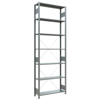 SCHULTE Schwerlastregal MULTIplus 150 12732 silber 100,0 x 30,0 x 300,0 cm
