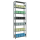 SCHULTE Schwerlastregal MULTIplus 150 12732 silber 100,0 x 30,0 x 300,0 cm
