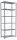 SCHULTE Schwerlastregal MULTIplus 150 12751 silber 100,0 x 50,0 x 250,0 cm