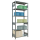SCHULTE Schwerlastregal MULTIplus 150 12751 silber 100,0 x 50,0 x 250,0 cm