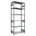SCHULTE Schwerlastregal MULTIplus 150 12751 silber 100,0 x 50,0 x 250,0 cm