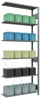 SCHULTE Anbau-Schwerlastregal MULTIplus 150 12736 silber...