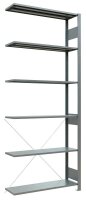 SCHULTE Anbau-Schwerlastregal MULTIplus 150 12736 silber 100,0 x 30,0 x 250,0 cm