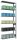 SCHULTE Anbau-Schwerlastregal MULTIplus 150 12736 silber 100,0 x 30,0 x 250,0 cm