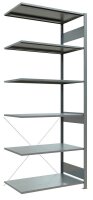 SCHULTE Anbau-Schwerlastregal MULTIplus 150 12766 silber 100,0 x 60,0 x 250,0 cm