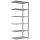 SCHULTE Anbau-Schwerlastregal MULTIplus 150 12766 silber 100,0 x 60,0 x 250,0 cm