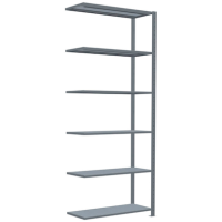 SCHULTE Anbau-Schwerlastregal MULTIplus 150 12746 silber...