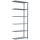 SCHULTE Anbau-Schwerlastregal MULTIplus 150 12746 silber 100,0 x 40,0 x 250,0 cm