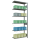 SCHULTE Anbau-Schwerlastregal MULTIplus 150 12746 silber 100,0 x 40,0 x 250,0 cm