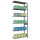 SCHULTE Anbau-Schwerlastregal MULTIplus 150 12746 silber 100,0 x 40,0 x 250,0 cm