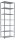 SCHULTE Schwerlastregal MULTIplus 150 12762 silber 100,0 x 60,0 x 300,0 cm