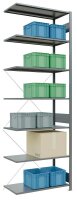 SCHULTE Anbau-Schwerlastregal MULTIplus 150 12757 silber...
