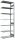 SCHULTE Anbau-Schwerlastregal MULTIplus 150 12757 silber 100,0 x 50,0 x 300,0 cm