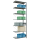 SCHULTE Anbau-Schwerlastregal MULTIplus 150 12757 silber 100,0 x 50,0 x 300,0 cm