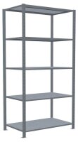 SCHULTE Schwerlastregal MULTIplus 250 12960 silber 100,0 x 60,0 x 200,0 cm