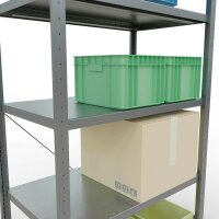 SCHULTE Schwerlastregal MULTIplus 250 12960 silber 100,0 x 60,0 x 200,0 cm