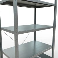 SCHULTE Schwerlastregal MULTIplus 250 12960 silber 100,0 x 60,0 x 200,0 cm