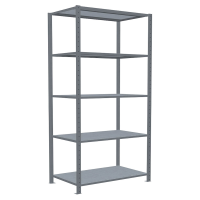 SCHULTE Schwerlastregal MULTIplus 250 12960 silber 100,0 x 60,0 x 200,0 cm