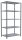 SCHULTE Schwerlastregal MULTIplus 250 12960 silber 100,0 x 60,0 x 200,0 cm