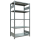 SCHULTE Schwerlastregal MULTIplus 250 12960 silber 100,0 x 60,0 x 200,0 cm