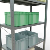 SCHULTE Schwerlastregal MULTIplus 250 12950 silber 100,0 x 50,0 x 200,0 cm