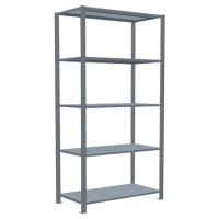 SCHULTE Schwerlastregal MULTIplus 250 12950 silber 100,0 x 50,0 x 200,0 cm