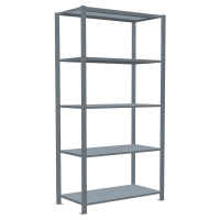 SCHULTE Schwerlastregal MULTIplus 250 12950 silber 100,0 x 50,0 x 200,0 cm