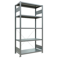 SCHULTE Schwerlastregal MULTIplus 250 12950 silber 100,0 x 50,0 x 200,0 cm