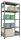 SCHULTE Schwerlastregal MULTIplus 250 12950 silber 100,0 x 50,0 x 200,0 cm