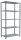 SCHULTE Schwerlastregal MULTIplus 250 12950 silber 100,0 x 50,0 x 200,0 cm