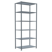 SCHULTE Schwerlastregal MULTIplus 250 12961 silber 100,0 x 60,0 x 250,0 cm