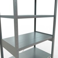 SCHULTE Schwerlastregal MULTIplus 250 12961 silber 100,0 x 60,0 x 250,0 cm