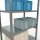 SCHULTE Schwerlastregal MULTIplus 250 12961 silber 100,0 x 60,0 x 250,0 cm