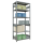 SCHULTE Schwerlastregal MULTIplus 250 12961 silber 100,0 x 60,0 x 250,0 cm