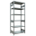 SCHULTE Schwerlastregal MULTIplus 250 12961 silber 100,0 x 60,0 x 250,0 cm