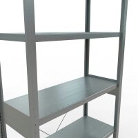 SCHULTE Schwerlastregal MULTIplus 250 12941 silber 100,0 x 40,0 x 250,0 cm