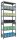 SCHULTE Schwerlastregal MULTIplus 250 12941 silber 100,0 x 40,0 x 250,0 cm