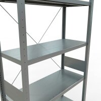 SCHULTE Schwerlastregal MULTIplus 250 12942 silber 100,0 x 40,0 x 300,0 cm