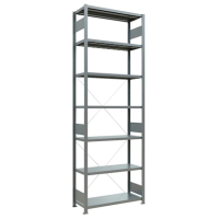 SCHULTE Schwerlastregal MULTIplus 250 12942 silber 100,0 x 40,0 x 300,0 cm
