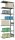 SCHULTE Anbau-Schwerlastregal MULTIplus 250 12957 silber 100,0 x 50,0 x 300,0 cm