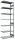 SCHULTE Anbau-Schwerlastregal MULTIplus 250 12957 silber 100,0 x 50,0 x 300,0 cm
