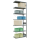 SCHULTE Anbau-Schwerlastregal MULTIplus 250 12957 silber 100,0 x 50,0 x 300,0 cm