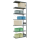 SCHULTE Anbau-Schwerlastregal MULTIplus 250 12957 silber 100,0 x 50,0 x 300,0 cm