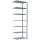 SCHULTE Anbau-Schwerlastregal MULTIplus 250 12967 silber 100,0 x 60,0 x 300,0 cm